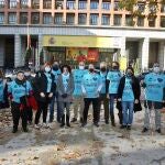 Imagen de archivo de familiares y enfermos de lipodistrofia en una concentración ante el Ministerio de Sanidad