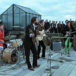 The Beatles, en su mítico concierto de la azotea de Apple Records (Savile Row), en enero de 1969