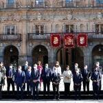 Foto de familia de la Conferencia de Presidentes que se celebró en julio en Salamanca