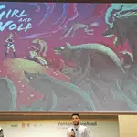 "Girl and Wolf" ("Chica y lobo"), uno de los proyectos más ambiciosos que se presentaron en la mañana de ayer