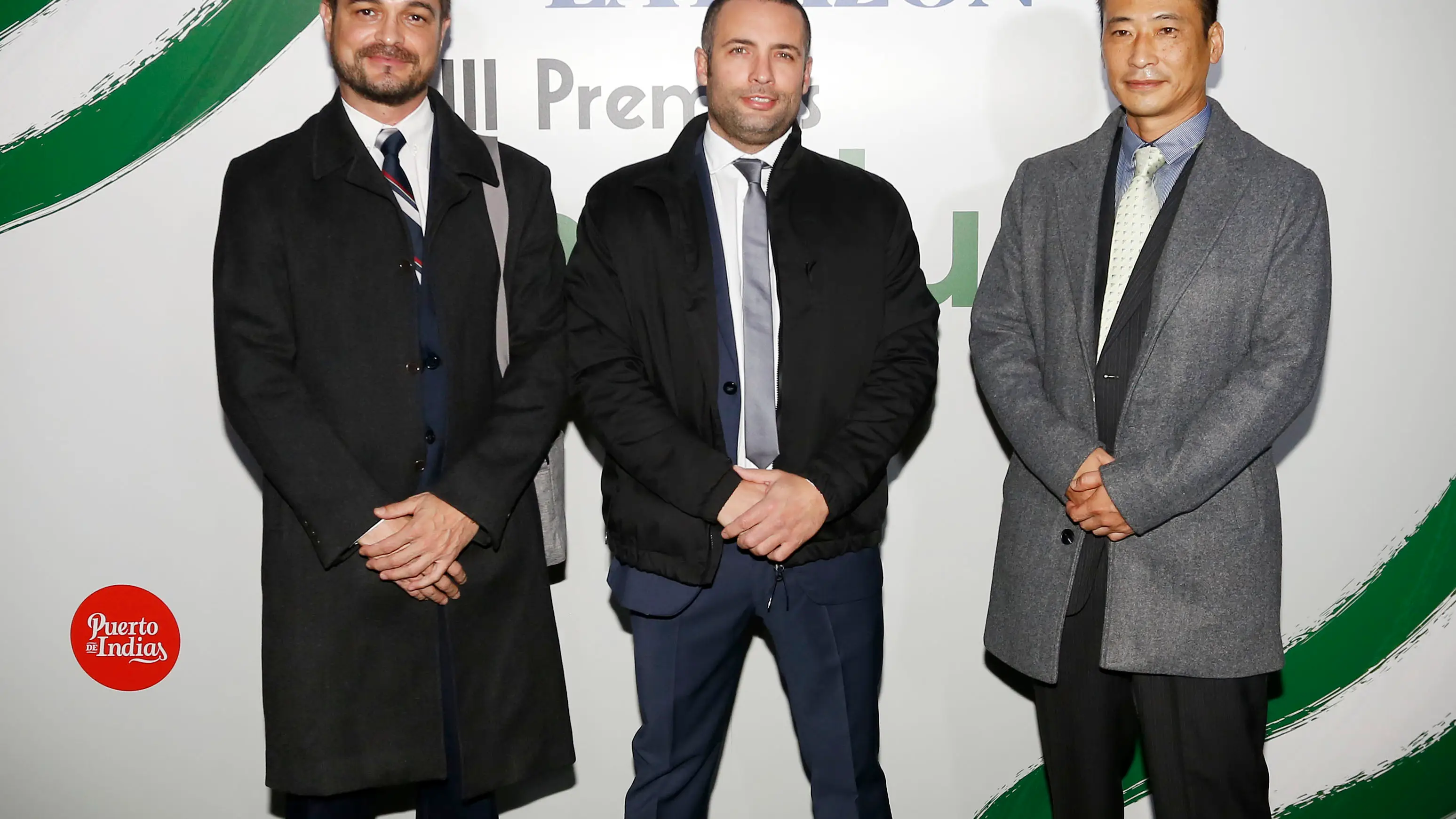 Jesús Sánchez, David Fernández y Eiichi Shirakawa
