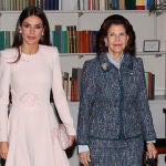 La Reina Letizia en el último día de su viaje de Estado a Suecia.