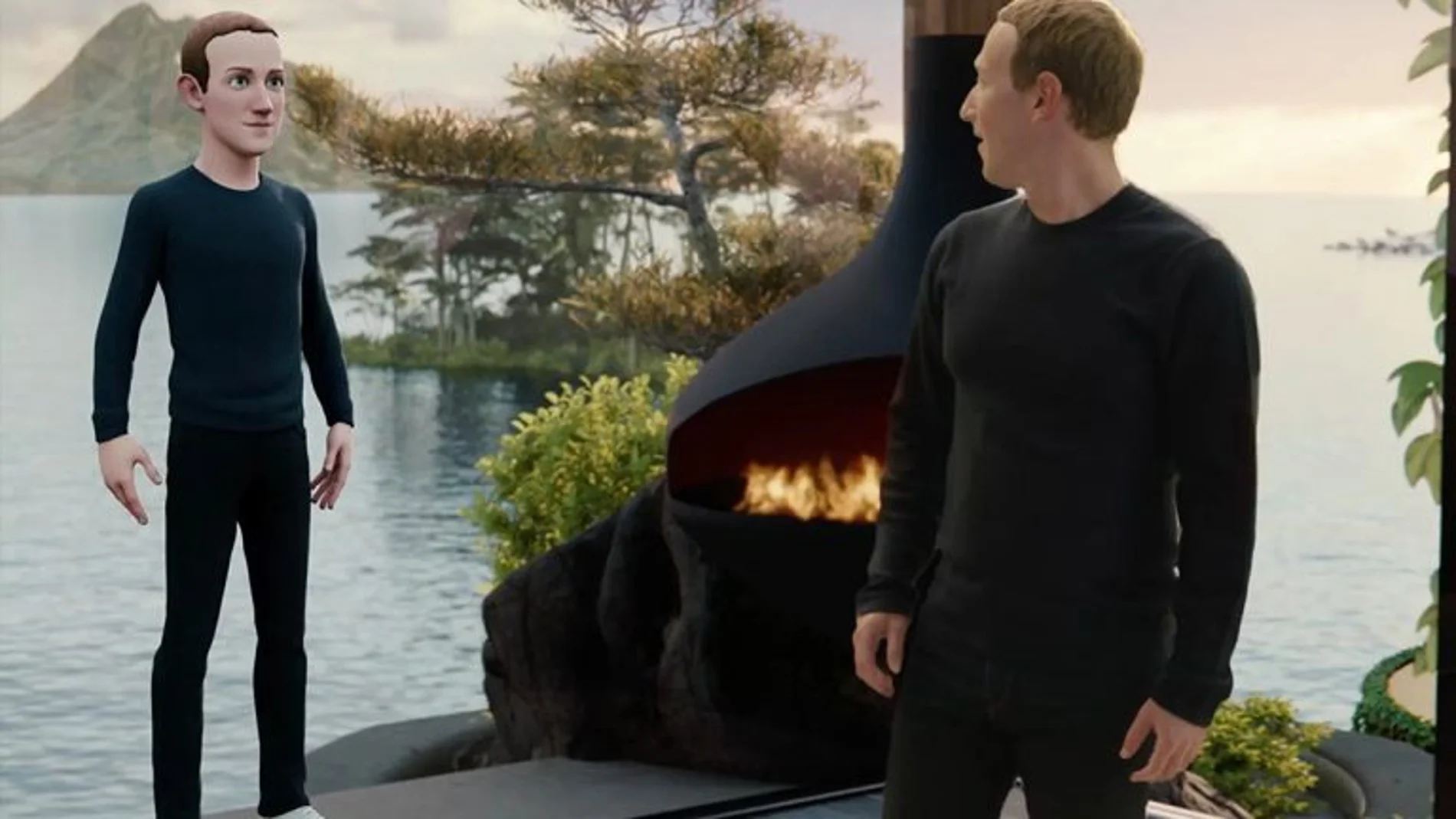 Mark Zuckerberg y su avatar en el metaverso