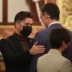 Pedro Sánchez y Gabriel Rufián en el Congreso de los Diputados