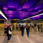Entrada de una estación de Metrovalencia