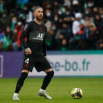 Sergio Ramos debutó este domingo con el PSG.