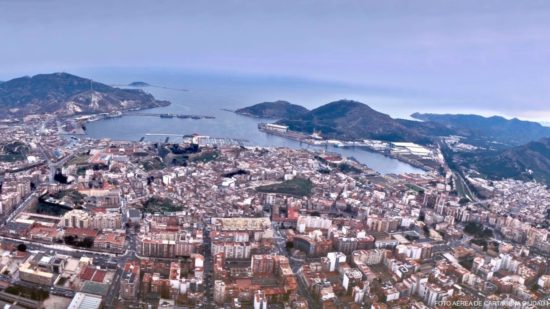 Vista aérea de Cartagena