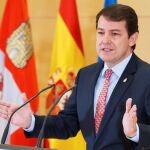 El presidente de la Junta, Alfonso Fernández Mañueco