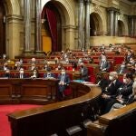 El pleno del Parlament de Catalunya a 1 de diciembre de 2021.DAVID ZORRAKINO - EUROPA PRESS