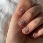 La manicura navideña de Laura Escanes.