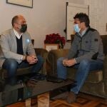 Mazón y el presidente de Riegos de Levante abordan los recortes al trasvase Tajo-Segura y el recurso interpuesto por la Diputación de Alicante
