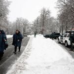 Las intensas nevadas que se han registrado estos días y la nieve caída durante el día de hoy impide que los peregrinos realicen el camino por los lugares tradicionales teniendo que hacerlo por la carretera N-135. La Agencia Estatal de Meteorología prevé para este domingo en Navarra precipitaciones generalizadas, ocasionalmente acompañadas de tormenta, y nieve a 700-800 metros, bajando en las horas centrales a los 500-700, con acumulaciones de entre 20-30 cm en el Pirineo y de 10-15 cm en las sierras del noroeste
