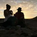 Foto compartida por Chicote del programa con la presentadora