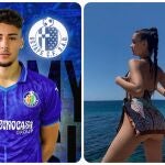 Tommaso Rossi, futbolista del Getafe, y Julia Janeiro.