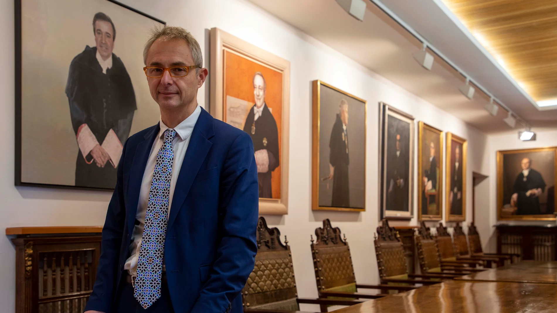 El rector de la Universidad de Salamanca, Ricardo Rivero