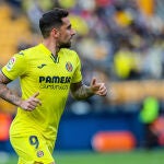 Paco Alcácer con el Villarreal.