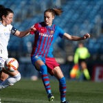 Caroline Graham Hansen, del Barcelona e Ivana Andres, del Real Madrid