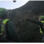 Un momento del rescate