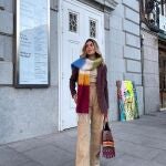 Sara Baceiredo con un outfit muy de los sesenta.