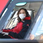 La presidenta de la Comunidad de Madrid, Isabel Díaz Ayuso, supervisa el dispositivo del Plan de Inclemencias Invernales