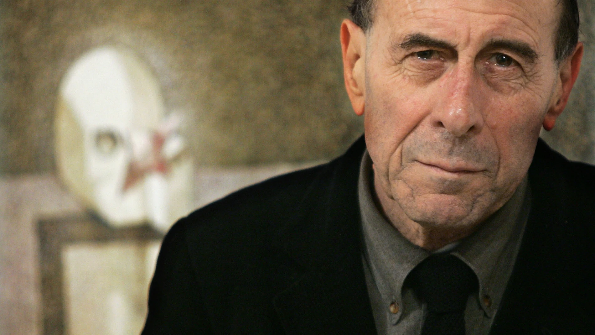 El artista Cristino Vera, Premio Nacional de Artes Plásticas en 1998