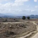 Vista parcial de la parcela de 250.000 metros cuadrados de superficie localizada en la zona de Buenavista en Málaga. EFE/Jorge Zapata