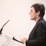 La portavoz de EH Bildu en el Congreso, Mertxe Aizpurua, ofrece una rueda de prensa antes de participar en la Junta de Portavoces en el Congreso de los Diputados, a 14 de diciembre de 2021, en Madrid, (España).14 DICIEMBRE 2021;JUNTA;PORTAVOCES;CONGRESO;DIPUTADOSEduardo Parra / Europa Press14/12/2021