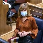 La ministra de Educación y FP, Pilar Alegría, durante la sesión de control del Gobierno este martes en el CongresoCONGRESO15/12/2021