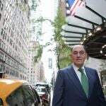 El presidente y consejero delegado de Iberdrola, Ignacio Sánchez Galán, en Nueva York