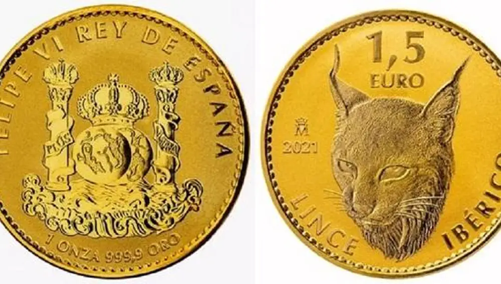 Imagen del anverso y reverso de la moneda