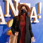 Sara Carbonero en la premier de 'Canta 2' en Madrid.