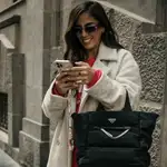 Anabel Pantoja con el bolso XXL.