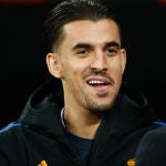 Dani Ceballos con el Real Madrid.