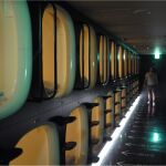 Hotel cápsula en Kyoto, Japón
