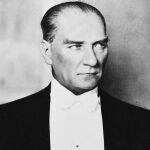 Un retrato del presidente turco Atatürk de la década de 1930