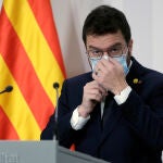 El presidente de la Generalitat, Pere Aragonès