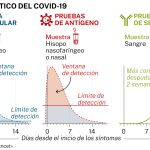 Diagnóstico COVID 19. Infografía