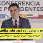 Sánchez impone la mascarilla obligatoria en exteriores