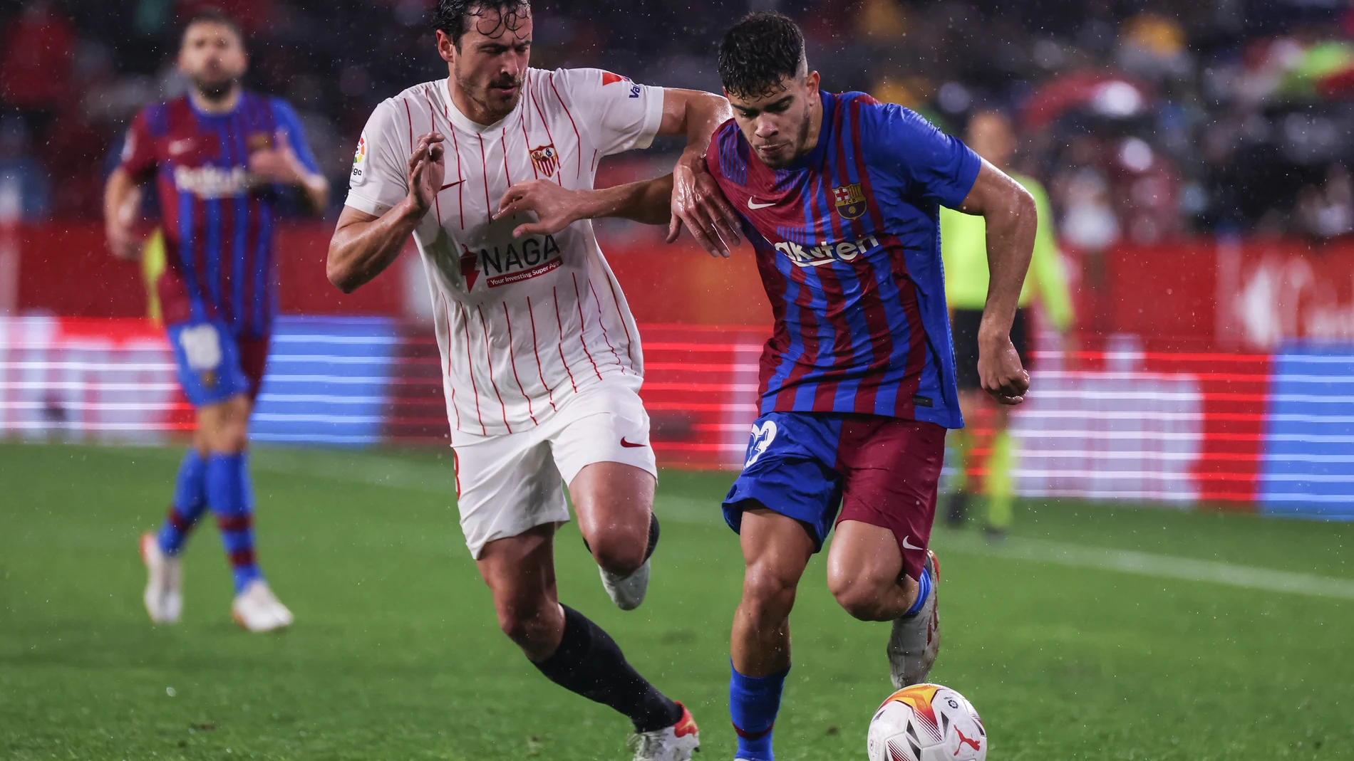 Ez Abde con el Barcelona.