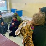Niños con signos de desnutrición en un hospital de Kabul (Afganistán)
