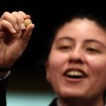 Yanisse Alexandra, una de las niñas de la residencia de San Ildefonso.