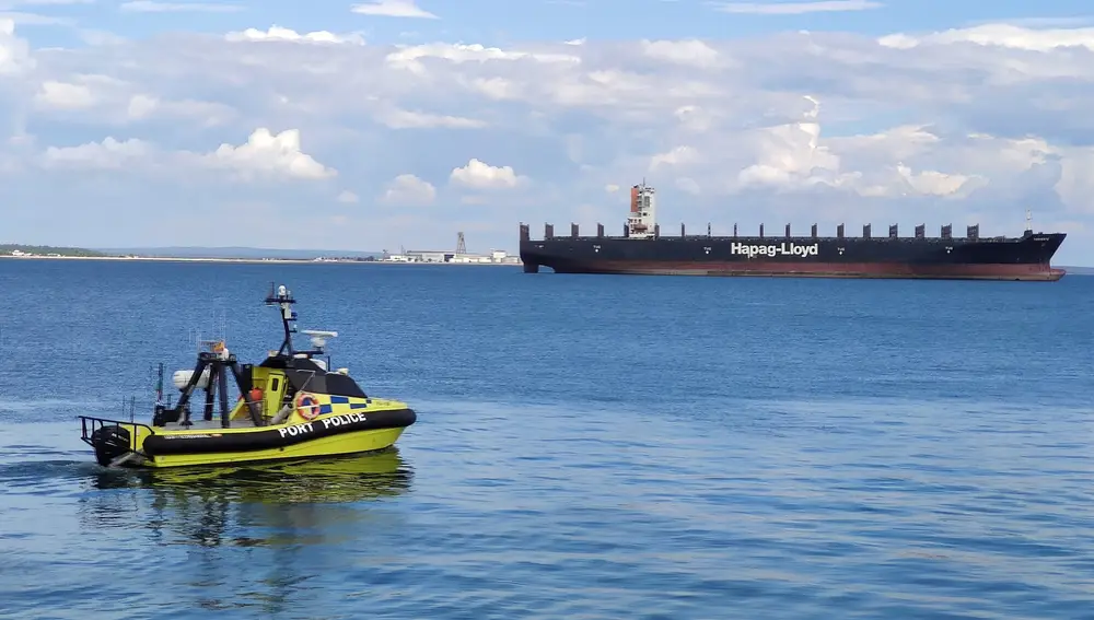 USV Vendaval de Navantia en el ejercicio Rep Mus en septiembre