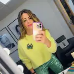 Nuria Roca antes de entrar a 'El Hormiguero'.