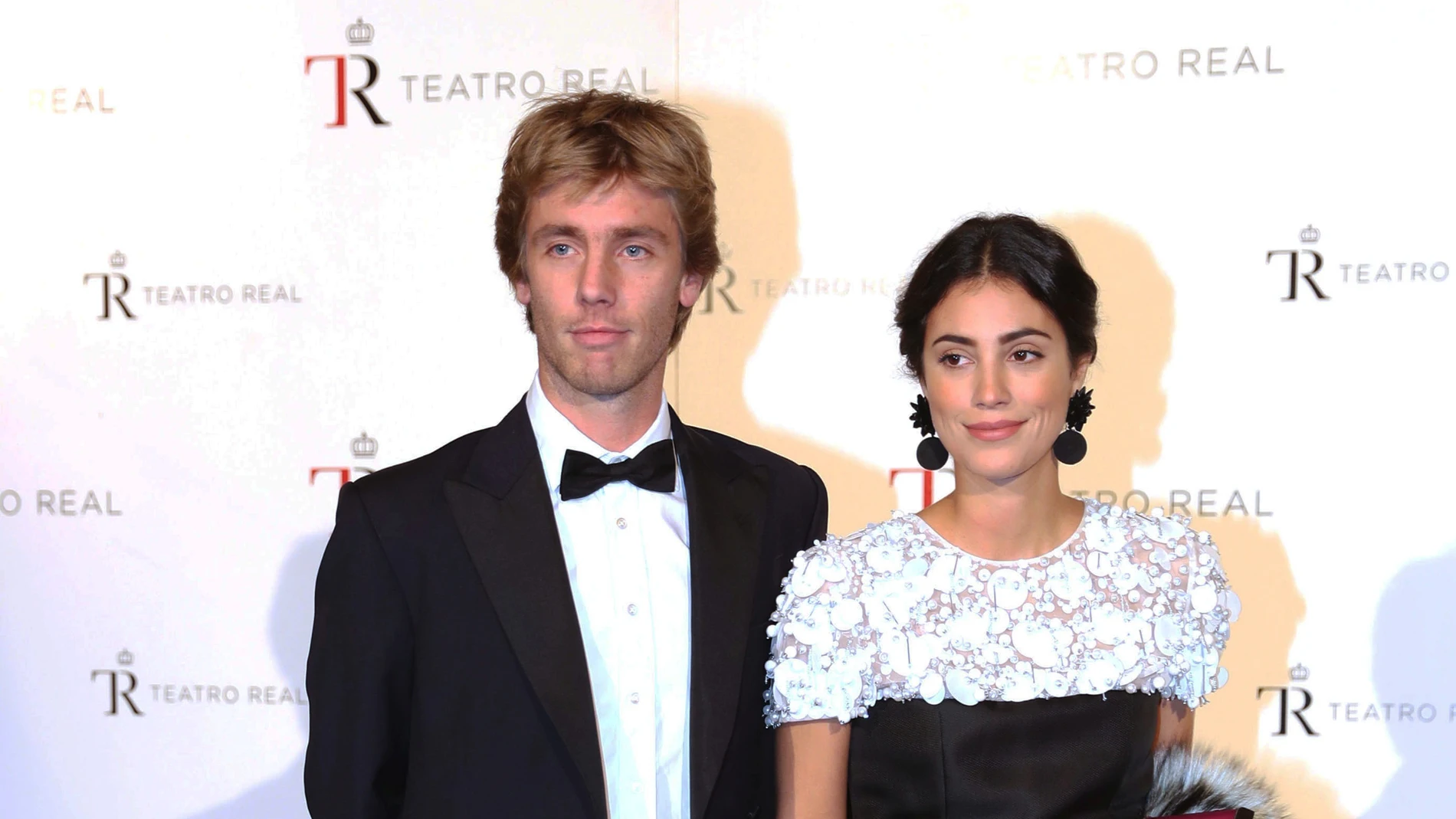 Alessandra " Sassa " of Osma and Christian of Hannover at photocall of “ El Cascanueces “ play during Gala Teatro Real 2018 in Madrid on Tueday , 06 November 2018