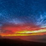 Imagen de archivo de un atardecer en Garafia, La Palma