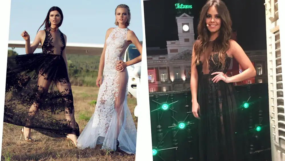 El vestido de Cristina Pedroche en las Campanadas 2014.
