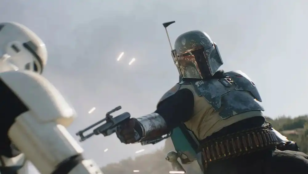 Imagen de "El libro de Boba Fett", una de las series con las que Disney+ explota el universo Star Wars y pretende atraer nuevos suscriptores al servicio.