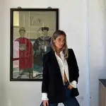 María Pombo con camisa pija.