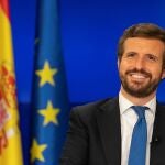 El líder del Partido Popular, Pablo Casado