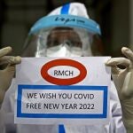 Un sanitario desea un año nuevo libre de covid